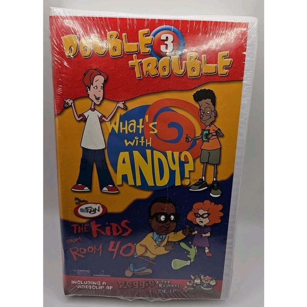 Double Trouble 3 What's With Andy Kids From Room 402 New VHS Teletoon Lost Media